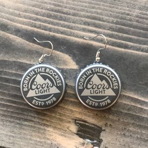2/$10 Coors Light Beer Earrings Beerings 🗻